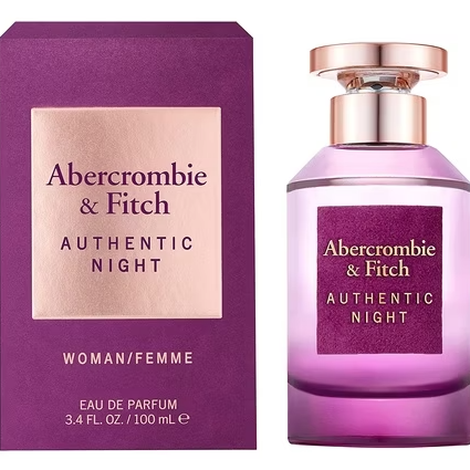 Abercrombie & Fitch- Authentic Night- Femme- Eau de Parfum- 100ml